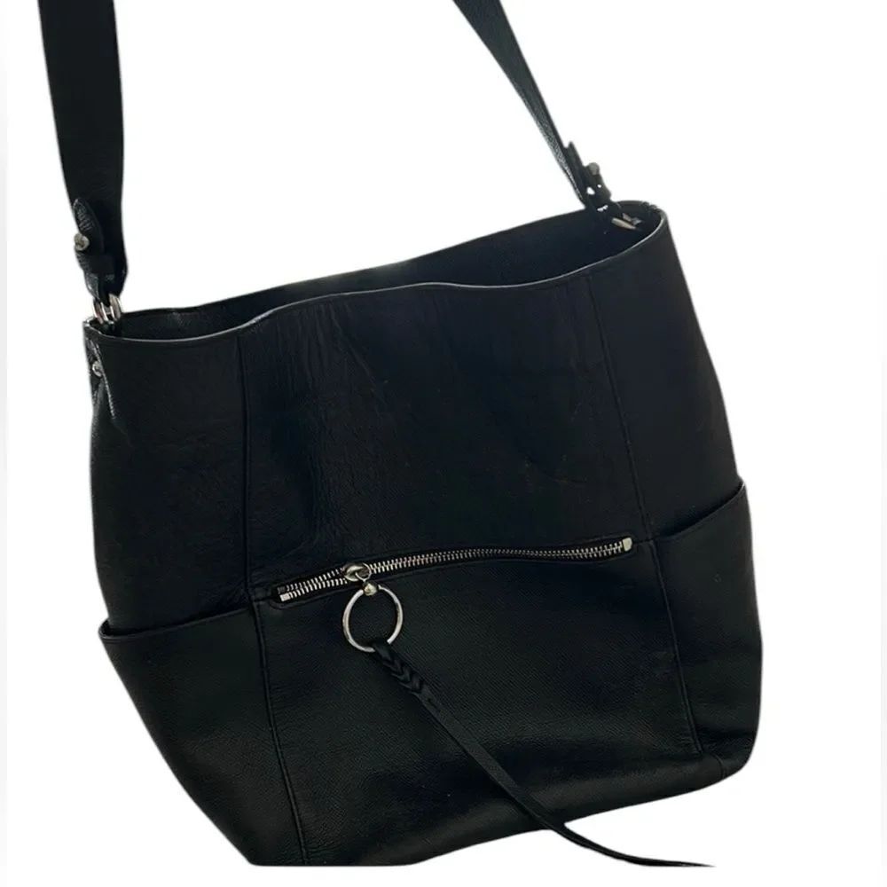 Rebecca Minkoff, leather, black tote